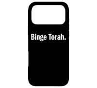 Binge torah Study Hebrew school Yeshiva Shavuot Matan Torah Case for iPhone 17 Pro Max