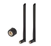 Bingfu 4G LTE Antenna Aerial SMA Male 7dBi Aerial 2-Pack for 4G Router | Compatible with Vodafone, EE, O2, Three, Huawei & Netgear 4G LTE Router, Gateway, Modem, Cellular Router & Trail Camera