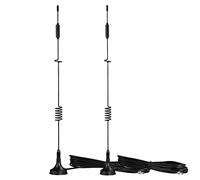Bingfu 4G LTE Antenna TS9 Aerial 8dBi Magnetic Base Antenna 2-Pack Compatible with MiFi Hotspot Router USB Modem Dongle Netgear LB2120 Nighthawk M1 MR1100 M2 MR2100 AC785 AC797 AC790 AC810