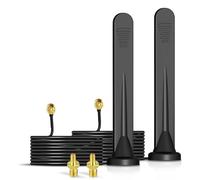 Bingfu 5G 4G Antenna Aerial SMA TS9 External with Magnetic Base, 3m Cable | 5dBi Omni-Directional 5G 4G Antenna Compatible with Router, Modem, Hotspot, Gateway, Surveillance System,IoT & Smart Home