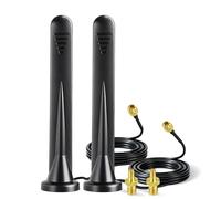 Bingfu 5G 4G LTE Full Band Antenna 3dBi SMA Male Magnetic Base with 3M Cable for Router, Hotspot, Modem, Trail Camera, IoT Devices, Smart Home & Vehicle Use, 2-Pack