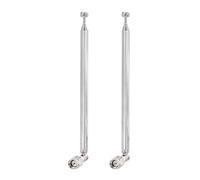 Bingfu 6-Sect SMA Male Telescopic Antenna (2-Pack) Compatible with RTL-SDR Blog V3, HackRF One, Nooelec RTL-SDR v5 Radio Communication Antenna