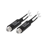 Bingfu 75 ohm F-Type to 300 ohm Twin-Lead UHF/VHF/FM Balun Antenna Matching Transformer Converter Coaxial Adapter Connector 2 Pack