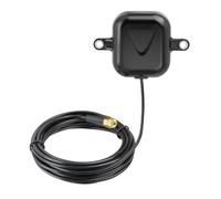 Bingfu Active GPS + BD Dual System Car Navigation SMA Antenna 28dB Gain Satellite Positioning Antenna with RG174 10 ft Cable for Vehicles
