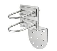 Bingfu Antenna Pole Mount Bracket to Wall Mast Clamp Anti-Rust Hardware Accessories Bracket Holder for Outdoor Home Antenna Pole Holder/Mount Kits