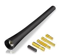 Bingfu Car Aerial Car FM Radio Antenna Universal Vehicle Roof Mount Car Replacement Aerial Antenna Topper M4.0 M5.0 M6.0 Screws 16cm/6.3 inch Rubber AM & FM Reception