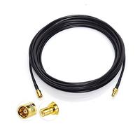 Bingfu DAB Aerial SMB Extension Cable SMB Adapter Male to Female Connector with RG174 5m 16.4ft SMB Extension Cable for DAB+ Radio Alpine AiliTech Clarion Pioneer