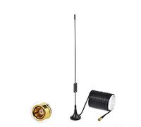Bingfu DAB Car Aerial Antenna SMB Magnetic Mount with 5m Extension Cable | DAB Car Aerial Antenna SMB Plug Adapter Magnetic Mount with 5M Extension Cable for Tuner Pioneer Clarion Alpine Pure