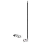 Bingfu DAB FM Antenna 7-Section Telescopic F Male for Stereo Receiver | DAB Aerial for Denon Pioneer Marantz Bose Wave Music System Digital HD Bluetooth Stereo AV Audio Vedio Home Theater Receiver