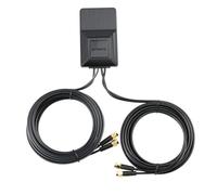 Bingfu Dual GPS/BeiDou + Dual 4G LTE Combination Antenna, Active GNSS and MIMO Cellular Antenna with SMA Male Connector, 3Meter RG174 Cable for Automotive, IoT, and Industrial Tracking Applications