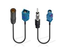Bingfu Fakra Z Male Female to DIN Plug Socket Connector Cable Universal Vehicle Car Stereo FM AM Radio Antenna Adapter Cable (2-Pack) for Car Stereo Audio HD Radio Head Unit CD Media Player Receiver