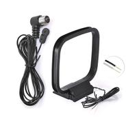 Bingfu FM Radio Antenna F Male, AM Loop Antenna 2 PIN for Stereo Receiver | 75 Ohm FM +AM Antenna for Denon Pioneer Marantz Indoor HD/FM Radio Bluetooth Stereo Home Theater AV Audio Vedio Receiver