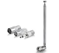 Bingfu FM Radio Antenna Telescopic FM Aerial Replacement 50cm 6-Sections