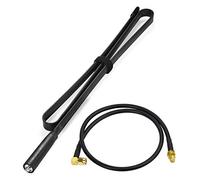 Bingfu Foldable CS Tactical Antenna SMA Dual Band VHF UHF 108cm+1m Cable | SMA Female Aerial VHF UHF 136-174/400-460MHz Relocation Cable for Kenwood Baofeng BF-F8HP UV-5R UV-82 BF-888S GT-3 Ham Radio