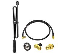 Bingfu Foldable CS Tactical Antenna SMA Dual Band VHF UHF 79cm+1m Cable