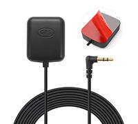 Bingfu GPS Antenna Vehicle Car Dash Cam Active GPS Aerial with 3.5mm Connector for Car Truck SUV Windshield Mirror Dash Camera Vedio Surveillance Monitoring DVR Recorder GPS Tracker Receiver