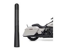Bingfu Motorcycle Antenna Carbon Fiber Aerial Mast Replacement 12cm Compatible with Road King Softail Touring Street Glide Road Glide Fat Boy Electra Glide Tour Ultra Classic
