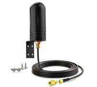 Bingfu Outdoor 4G 5G Antenna Omnidirectional Wall Mount Aerial Waterproof | 698-5925MHz 7dBi Gain Wall Mount Aerial & 3m RG58 Cable SMA Male IP67 Waterproof for Router Gateway IoT Device Trail Camera