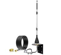 Bingfu Outdoor WiFi Antenna Aerial Dual Band 2.4/5.8GHz Wall Mount MIMO RP-SMA & SMA Male Antenna Replacement for Wireless Router Video Surveillance Monitor USB WiFi Adapter Smart Home Energy Monitor
