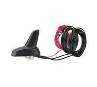 Bingfu Shark Fin Car Antenna Aerial for FM/AM & GPS/BeiDou GNSS Signal Reception, High Gain 28dB LNA, IP65 Waterproof, 9-16V DC Combination Antenna for Car Truck RV SUV - Black