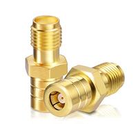 Bingfu SMA Female to SMB Male DAB Aerial Antenna Connector Converter 2pcs | SMA Adapter Female to SMB Male Antenna Connector Converter 2pcs for Radio Pioneer TechniSat Alpine