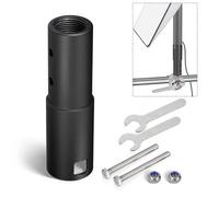 Bingfu Starlink Pole Mount Starlink Pipe Adapter for Starlink Satellite Dishy V2 Antenna - Aluminum Alloy Pole Mount with Built-in Anti-Rotation Rib, Fits Masts with 1.35-Inch Inner Diameter