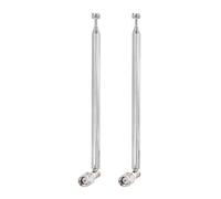 Bingfu Telescopic Antenna SMA Male 6 Sections Replacement Replacement Compatible with RTL-SDR V5 Blog V3 Dongles Hackrf One SDR NOOELEC Radio Communication, 2-Pack