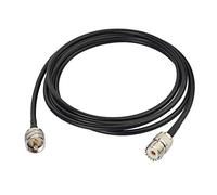 Bingfu UHF PL259 Male to SO239 Female RG58 Antenna Extension Coax Jumper Cable 3m 10 feet for Vehicle Truck CB Radio Ham Radio Two Way Radio Amateur Radio Walkie Talkie VHF Radio