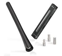 Bingfu Universal Car Antenna Car Radio Aerial 16cm Roof Mount Rubber Short Antenna Mast Replacement with Excellent AM & FM Reception for all Cars Truck SUV, M4.0 M5.0 M6.0 Screws