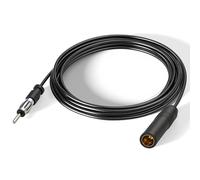 Bingfu Universal Vehicle Car Stereo FM AM Radio Antenna Extension Cable 10 feet / 3Meter DIN Plug Connector Coaxial Cable for Vehicle Truck Car Audio Stereo Head Unit CD Media Receiver Player