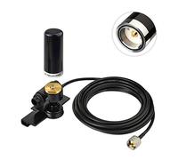 Bingfu Vehicle Mobile Ham Radio Antenna VHF UHF 136-174MHz 400-470MHz Car Truck Amateur Radio NMO Mount Low Profile Antenna with Lip Mount Fixed Bracket PL259 Male 5m 16.5 feet RG58 Cable