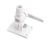 Bingfu VHF Marine GPS Antenna Mounting Kit Dual-axis Heavy-Duty Adjustable Base Fixed Mount Bracket for Boat