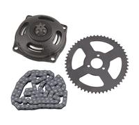 BINGGA T8F Chian Front Sprocket & 54Teeth 26mm Rear Sprocket 110 Link Chain for 49cc Pocket Bike 2 Strokes