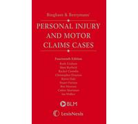 Bingham & Berrymans' Personal Injury and Motor Claims Cases Supplement