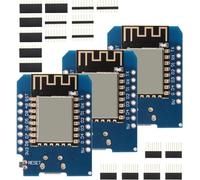 Binghe 3 Pcs ESP Board, ESP Mini Lua WIFI Development Board with CH340G Chip Wireless Micro Connector Compatible with Arduino