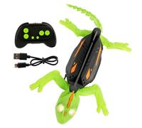 Binghe Bionic Wall Climbing Gecko, Rechargeable Remote Control Climbing Gecko, Wall Crawler Chameleon with LED Eyes and Type-C Cable, Remote Control Robot Kids Toy for Boys & Girls Toys Age 5 & Up