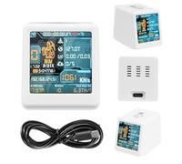 Binghe V2 Bitcoin Miner, 1060 KH/s Nerd Miner V2 Intelligent Display with ESP32 and Table Clock Bitcoin Miner BTC Solo Lottery Bitcoin Crypto Lottery Compatible with Mi-ner-v-2