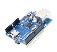 Binghe W5100 Ethernet Expansion Board with microSD card slot RJ45 Ethernet interface Compatible with Arduino