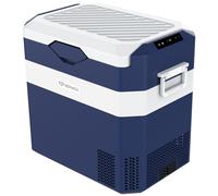 BINGI Camping Fridge 38L,Car Fridge Freezer Portable Refrigerator 12V/24V DC & 100-240V AC For Campervan,Lorry,Boat,travel,Picnic and Home Use, -18℃ to 15℃