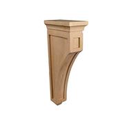 BingLTD - 14" Corbel Traditional Solid Rubberwood Bracket - 1 PC (C-WC22-RW)