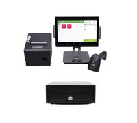 BINGNU Cash Register, 10 Inch POS Machine System Cash Register With Printer And Cash Box With Software for Small Business, Retail, Restaurant, Salon(HS-003)