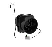 BINGNU Duct Fan, USB Adjustable Speed Solder Smoke Absorber ESD Fume Extractor Fan Pipe Duct Exhuast Fan With 1M Pipe Tub Ventilation Fan for Basements, Bathrooms(Only the fan)