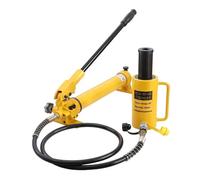 BINGNU Hydraulic Jack, RCH-20100 Hollow Hydraulic Cylinder Output 20 Tons Stroke 100mm Hydraulic Jack With CP-700 Manual Pump for most cars, trucks, and SUVs