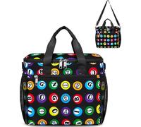 Bingo Bag for Bingo Set Stuff Supplies Bingo Bags with Pockets for Bingo Daubers Dabbers Dobbers Large Bingo Bag with Bingo Balls Print Bingo Accessories for Bingo Game Lovers Players Juego de Bingo