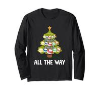 Bingo Balls All The Way Christmas Tree Fun Long Sleeve T-Shirt