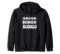 Bingo Bongo Boingo Funny Retro Game Rhythm Zip Hoodie