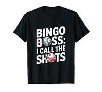 Bingo Boss I Call The Shots Funny Bingo Player T-Shirt