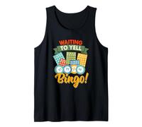 Bingo Caller Bingo Lover Casino Waiting to Yell Bingo Tank Top