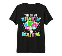 Bingo Caller Funny Bingo Game Night Premium T-Shirt