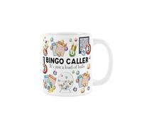 Bingo Caller Mug - Humorous Hobbies & Number Trades Funny Novelty Gift - Tea/Coffee Hot Drinks Ceramic Cup Present